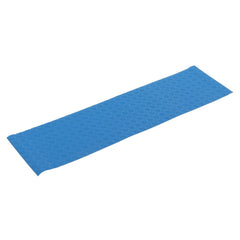 Swimming Pool Protective Ladder Mat Non Slip Replacement Ladder Rubber Pad Blue for Pools Wavy Pattern