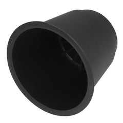 4 Pcs Plastic Furniture Risers 5 Inch Heavy Duty Stackable Circle Bed Lifter for Bed Chair Table Sofa Black