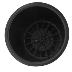 4 Pcs Plastic Furniture Risers 5 Inch Heavy Duty Stackable Circle Bed Lifter for Bed Chair Table Sofa Black