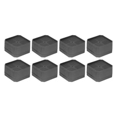 8 Set Full Covered Bed Risers Anti Slip Stackable Furniture Risers for Cabinet Washing Machine Base Tables Chairs