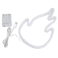 Flame Neon Sign Dual Power Supply Flame Neon Light for Wall Decor Bedroom Gaming Room SetupRed
