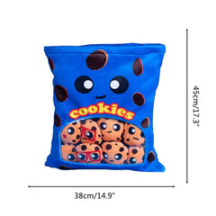 Cheese Puff Plush Toy Soft Cheesy Puff Plush Toy Puff Balls Cute Snack Filled Pillow Small Plush Doll Plush Birthday Gift