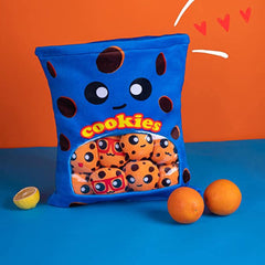 Cheese Puff Plush Toy Soft Cheesy Puff Plush Toy Puff Balls Cute Snack Filled Pillow Small Plush Doll Plush Birthday Gift