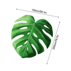 Leaf Flannel Blanket Multi Functional Leaf Shape Blanket for Picnic Office