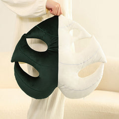 Turtle Back Bamboo Sofa Pillow Cushion Leaf Shaped Throw Pillow