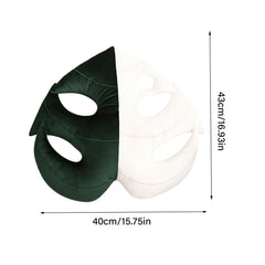 Turtle Back Bamboo Sofa Pillow Cushion Leaf Shaped Throw Pillow