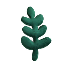 Turtle Back Bamboo Sofa Pillow Cushion Leaf Shaped Throw Pillow