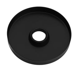 Large Shower Arm Flange 304 Stainless Steel Shower Arm Escutcheon Plate for G1/2in Pipe Replacement Home Black