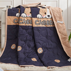 Summer Air Conditioner Quilt Machine Washable Soft Breathable Portable Air Conditioner Blanket Summer Comforter Wait 150x200c