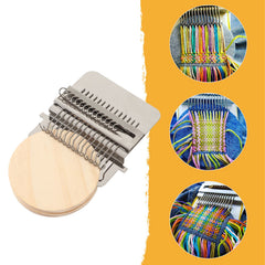 Small Weaving Loom Stainless Steel Pine Household Stitching Mending Tool for Clothes Socks