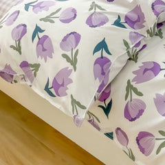 Home Bed Set 4pcs Thickened Brushed Simple Style Breathable Skin Friendly Cotton Bedding Comforter Sets