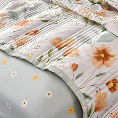 Air Conditioner Quilt Washable Cotton Lightweight Quilt Summer Comforter for Children Adult Type 3 150x200cm