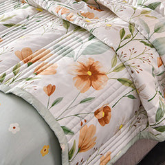 Air Conditioner Quilt Washable Cotton Lightweight Quilt Summer Comforter for Children Adult Type 3 200x230cm