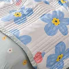 Air Conditioner Quilt Washable Cotton Lightweight Quilt Summer Comforter for Children Adult Type 4 200x230cm
