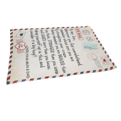 to My Son Blanket Double Sided Soft Skin Friendly Keep Warm Letter Blanket Expressing Love Air Conditioning Blanket C20220119