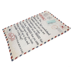 to My Son Blanket Double Sided Soft Skin Friendly Keep Warm Letter Blanket Expressing Love Air Conditioning Blanket C20220119