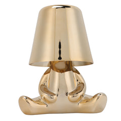 Night Lamp 3 Light Color Stepless Dimming Touch Control USB Rechargeable Bedside Light