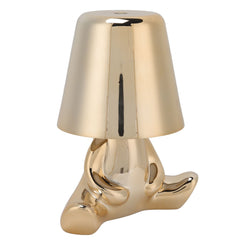 Night Lamp 3 Light Color Stepless Dimming Touch Control USB Rechargeable Bedside Light