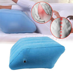 Inflatable Foot Rest Pillow Leg Knee Support Cushion Wedge Pillow for Office Home Travel Use