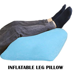 Inflatable Foot Rest Pillow Leg Knee Support Cushion Wedge Pillow for Office Home Travel Use