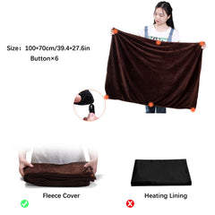 Heated Blanket Heated Shawl Wrap Washable Wearable Blanket Wrap for Camping Office Home