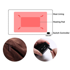 Heated Blanket Heated Shawl Wrap Washable Wearable Blanket Wrap for Camping Office Home