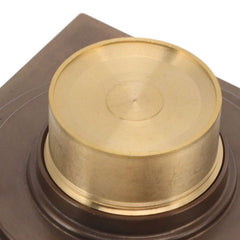 Copper Floor Drain Squared Retro Large Flow Odor Proof Shower Drain for Bathroom