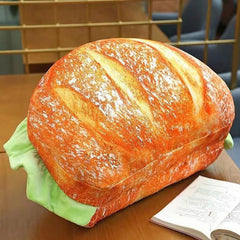 Hamburger Throw Pillow Multi Purpose Plush and PP Cotton Back Pillow for Valentine's Day Birthday Gift Toy Type 2 55cm/21.7in