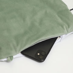 Electric Heating Pouch Green Velvet Heated Hand Warmer Pouch for Hunting Camping Xmas Gifts
