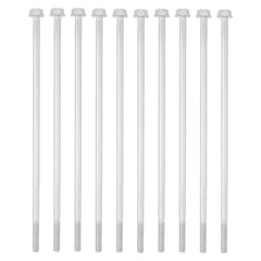 10Pcs Long Flange Bolt M8x235 Hex Head Flange Screw Gasoline Generator Replacement Parts