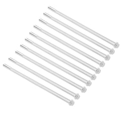 10Pcs Long Flange Bolt M8x235 Hex Head Flange Screw Gasoline Generator Replacement Parts