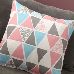 Home Pillow Case Sofa Cushion Accessories Linen Nordic Style Daily Use Home Textiles Colorful Triangle 40x40