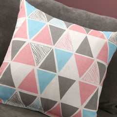 Home Pillow Case Sofa Cushion Accessories Linen Nordic Style Daily Use Home Textiles Colorful Triangle 40x40