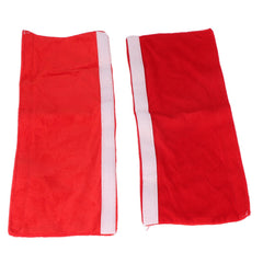 2Pcs Refrigerator Door Handle Covers Kitchen Appliance Decor Non Skid Static Protector Red