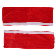 2Pcs Refrigerator Door Handle Covers Kitchen Appliance Decor Non Skid Static Protector Red