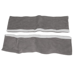 2Pcs Refrigerator Door Handle Covers Kitchen Appliance Decor Non Skid Static Protector Grey