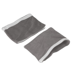 2Pcs Refrigerator Door Handle Covers Kitchen Appliance Decor Non Skid Static Protector Grey