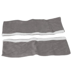 2Pcs Refrigerator Door Handle Covers Kitchen Appliance Decor Non Skid Static Protector Grey