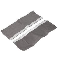 2Pcs Refrigerator Door Handle Covers Kitchen Appliance Decor Non Skid Static Protector Grey