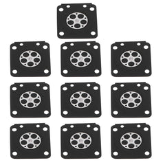 10Pcs/Set Carburetor Diaphragm Gaskets Fit for ZAMA Chainsaw MS210 MS230 MS2500