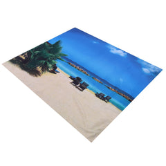 Wall Tapestry Beach Scenery Background Art Decoration for Home Living Room Bedroom200x150cm