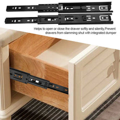 2pcs Mini Short Drawer Slides Furniture Guide Rail Full Extension Kitchen Cupboard Hardware 8in