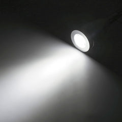 Silver LED Wall Lamps Flexible Gooseneck Bedroom Bedside Reading Light Cool White (Type 2)