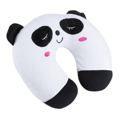 Animal Travel Neck PP Cotton Pillow Soft U Shaped Car Head Rest Toy Cushion Panda