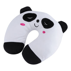 Animal Travel Neck PP Cotton Pillow Soft U Shaped Car Head Rest Toy Cushion Panda