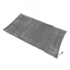 USB Electric Blanket Cozy Soft Portable Temperature Control Machine Washable Heated Shawl Throws for Car Home Travel Light Gr