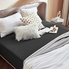 2000TC Hotel Quality Fitted Sheets - 2 Piece Fitted Sheets  -Breathable Bedding - Wrinkle, Fade, Stain Resistant- 16inch/40cm