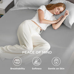 2000TC Hotel Quality Fitted Sheets - 2 Piece Fitted Sheets  -Breathable Bedding - Wrinkle, Fade, Stain Resistant- 16inch/40cm