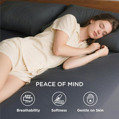 2000TC Hotel Quality Fitted Sheets - 2 Piece Fitted Sheets  -Breathable Bedding - Wrinkle, Fade, Stain Resistant- 16inch/40cm