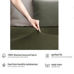 Hotel Quality Fitted sheets - 2 Piece Fitted sheets  -Breathable Bedding - Wrinkle, Fade, Stain Resistant- 26inch/40cm Deep P